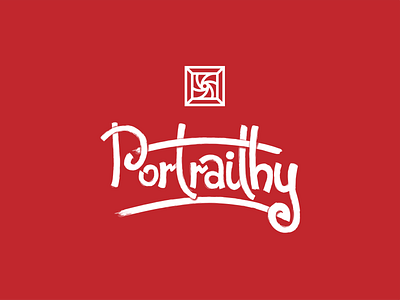 Portraithy 3 📷🖼 brand brand identity brush dry brush frame lens lettering logo logodesign logotype photo picture portrait sketch