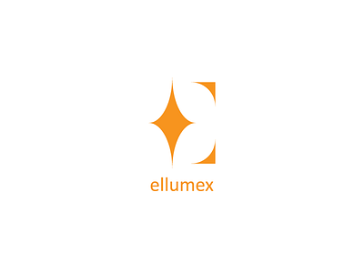 Ellumex ai e electricity highlight letter e logo