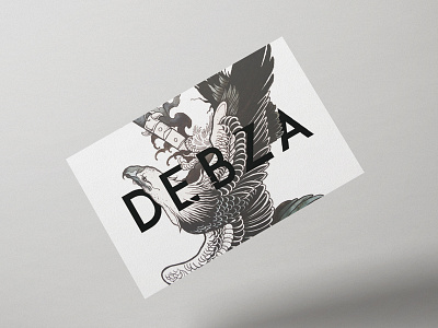 Business Card Debza Dribbble businesscard debza tattooartist typography