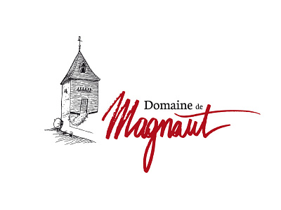 Logo - Domaine de Magnaut armagnac domainemagnaut illustration sudouest typographie vin wine
