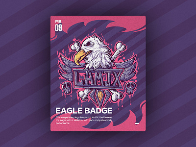 EAGLE BADGE illustration