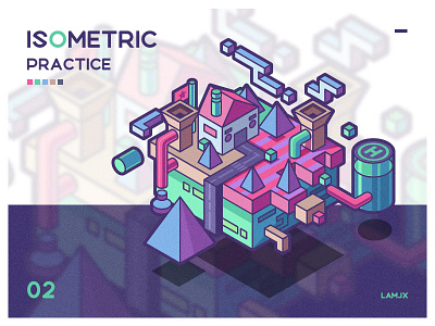 Isometric 02 illustrationi；ui；isometric