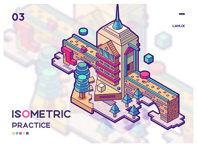 isometric 03 illustrationi；ui；isometric