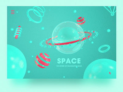 SPACE 3d c4d graphic vision