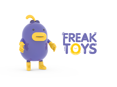 FREAK TOYS-02 2018 3d c4d design freak model rendering sculpture toys