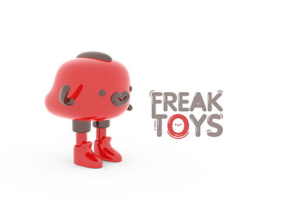 FREAK TOYS-03 2018 3d c4d design freak model rendering sculpture toys