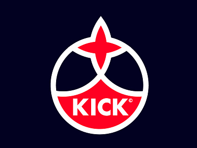 Kick 28 logo rising simple star