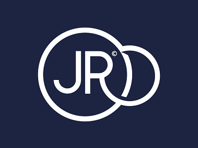 JR Letter logo design jr letter logo mark word wordmark