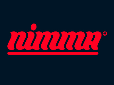 Nimma clean handletter logo modern nijmegen nimma personal type