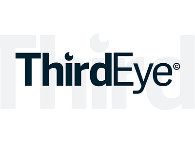 Third eye logo concept eye logo logodesign mark minimal minimal branding smartlogo wordlogo wordmark