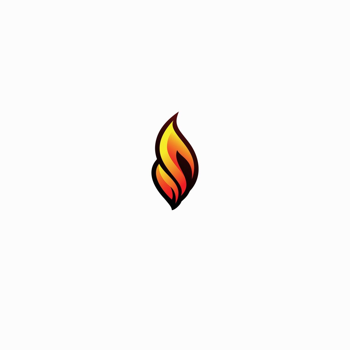 Fire Logo Vector Abstract Gradient by hernali on Dribbble