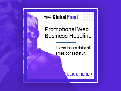 GlobalPoint Business Banner ecommerce experience fashion layout modern product store typography ui ux wear website