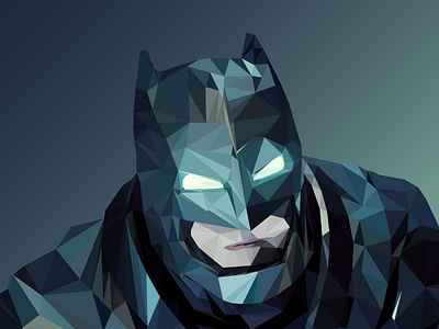 Batman in lowpoly