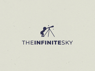 The infinite sky branding classic fun logo logos marketing media modern sophisticated