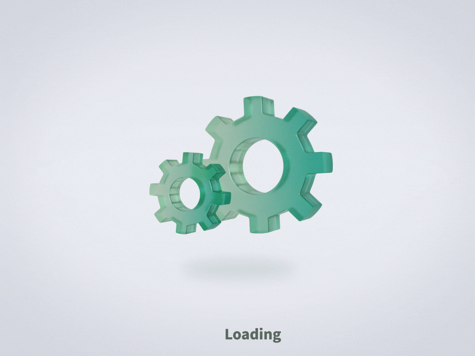 Loading for Operation Assistant APP 3d animation motion graphics ui