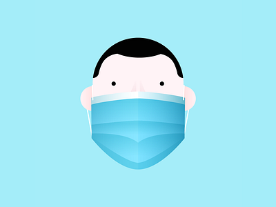 Masks icon illustration