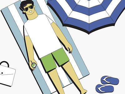 2D Animation 2danimation character animation illustraion summer vacations