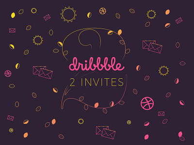 2 Dribbble Invites