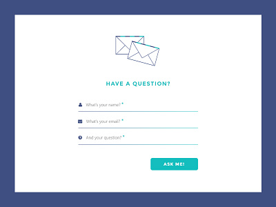 Contact Form contact form form form ui purple teal ui