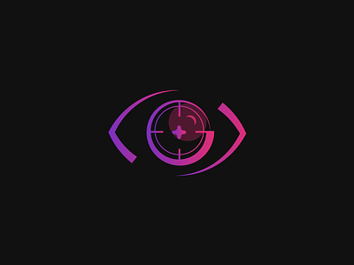 Final icon eye gradients icon logo pink purple reflection target transparency