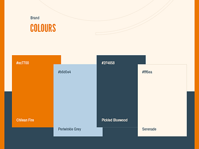 Exploring ideas color scheme colour scheme condensed font font pairing narrow serif typograhy