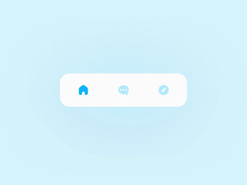 Nav Tab Motion animate discover dribbble gif home icon message tab bar tab navigation tabbar