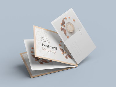 POSTCARD MOCKUP branding business design flyer graphic design logo mockup paper postcard stationery
