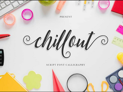 Chillout Script Font design font fonts free illustration iphone lettering logo mockup typo