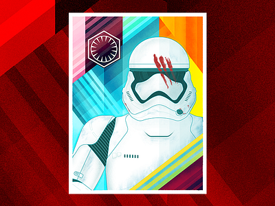 The Odd Stormtrooper fanart poster star wars stormtrooper