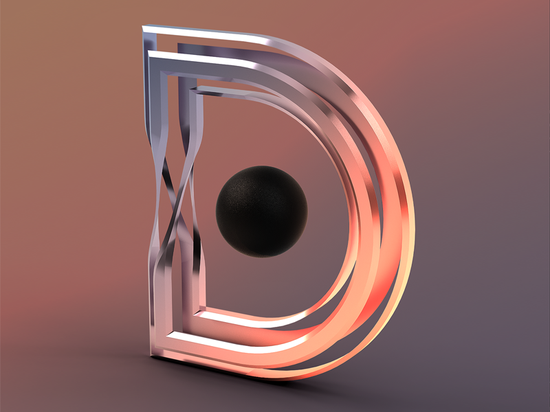 D by Zsolt van den Már on Dribbble