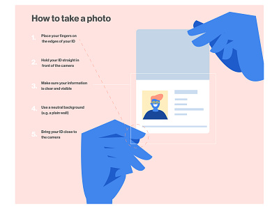How to take a photo design id verification identity