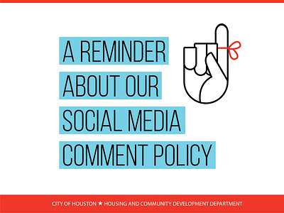 Social Media Reminder illustration local government policy social media