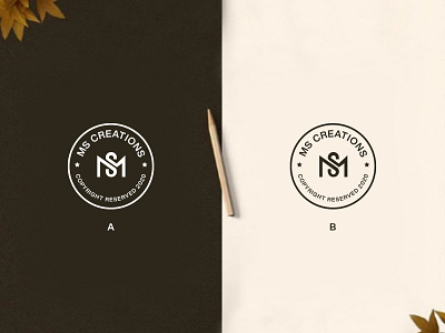 Ms Creations Photography Logo By Gurpreet Singh Maan On Dribbble
