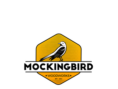 Mocking Bird Wood works Logo Concept