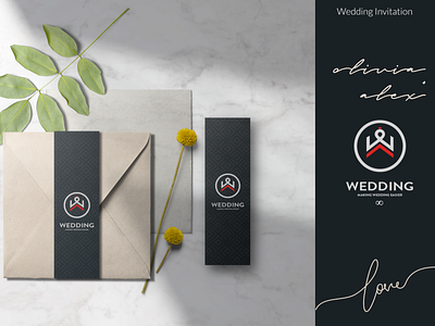 Concept of Wedding Logo Design adobe illustrator cc adobe photoshop cc brand branding design illustration invitation logo lover making ring typography vector wedding wow
