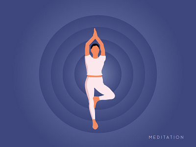 Illustration About Yoga adobe illustrator cc branding color concept art concept design gradient illustration meditation typography vector web yoga yoga logo