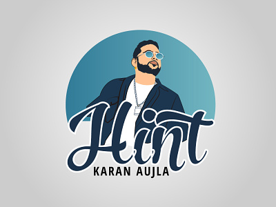 Portrait - Karan Aujla, Punjabi Singer adobe photoshop cc character illustration karan aujla portrait punjabi singer typography