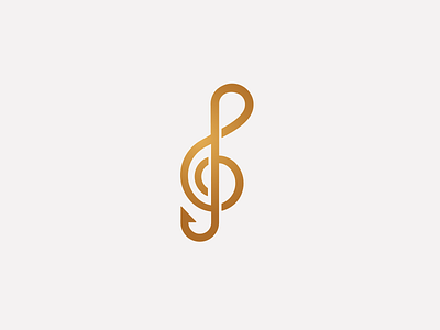 NoteHook hook logo logodesign music music player note