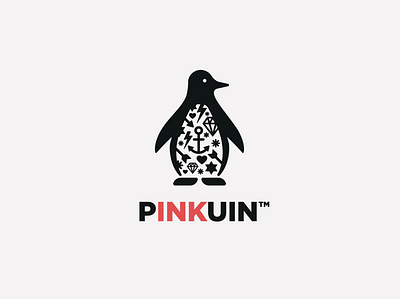 PINKGUIN logo penguin symbols tattoo tattoo artist