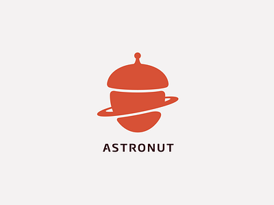 Astronut astro food future logo nut space swirl
