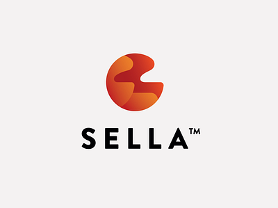 Sella furniture logo nordicdesign orange shape shape layers