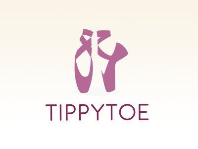 Tippy Toe - Customizable Logo ballet ballet company ballet slippers dance logo for sale