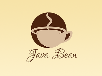Java Bean - Customizable Logo coffee coffee logo coffee shop logo customizable logo java starbucks