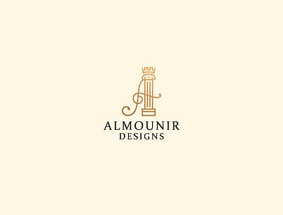 Almounir branding calligraphy design icon illustration illustrator lettering logo logo design logotype typography vector