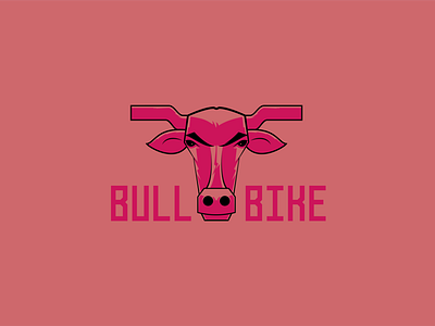 bull bike art direction artwork bike branding bull character concept design illustration illustrator logo typography vector