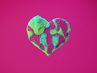 Valentine's Heart 3d animation cgi design graphic design illustration logo motion design motion graphics