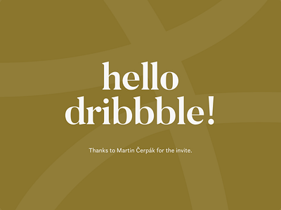 Hello Dribbble dribbble hello dribbble