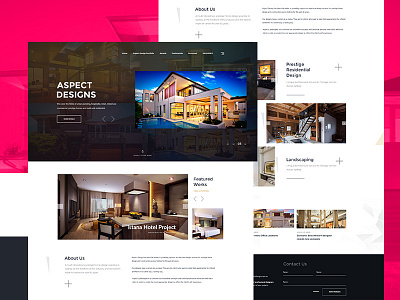 Website Design clean design flat interior simple typography ui ux web website wordpress