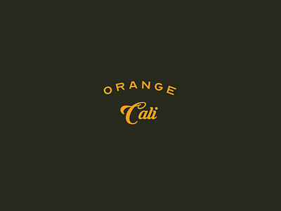 Orange, Cali branding california design illustration orange county typography vector