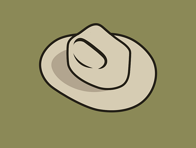 Cowboy Hat branding cowboy cowboy hat design felt illustration texas vector
